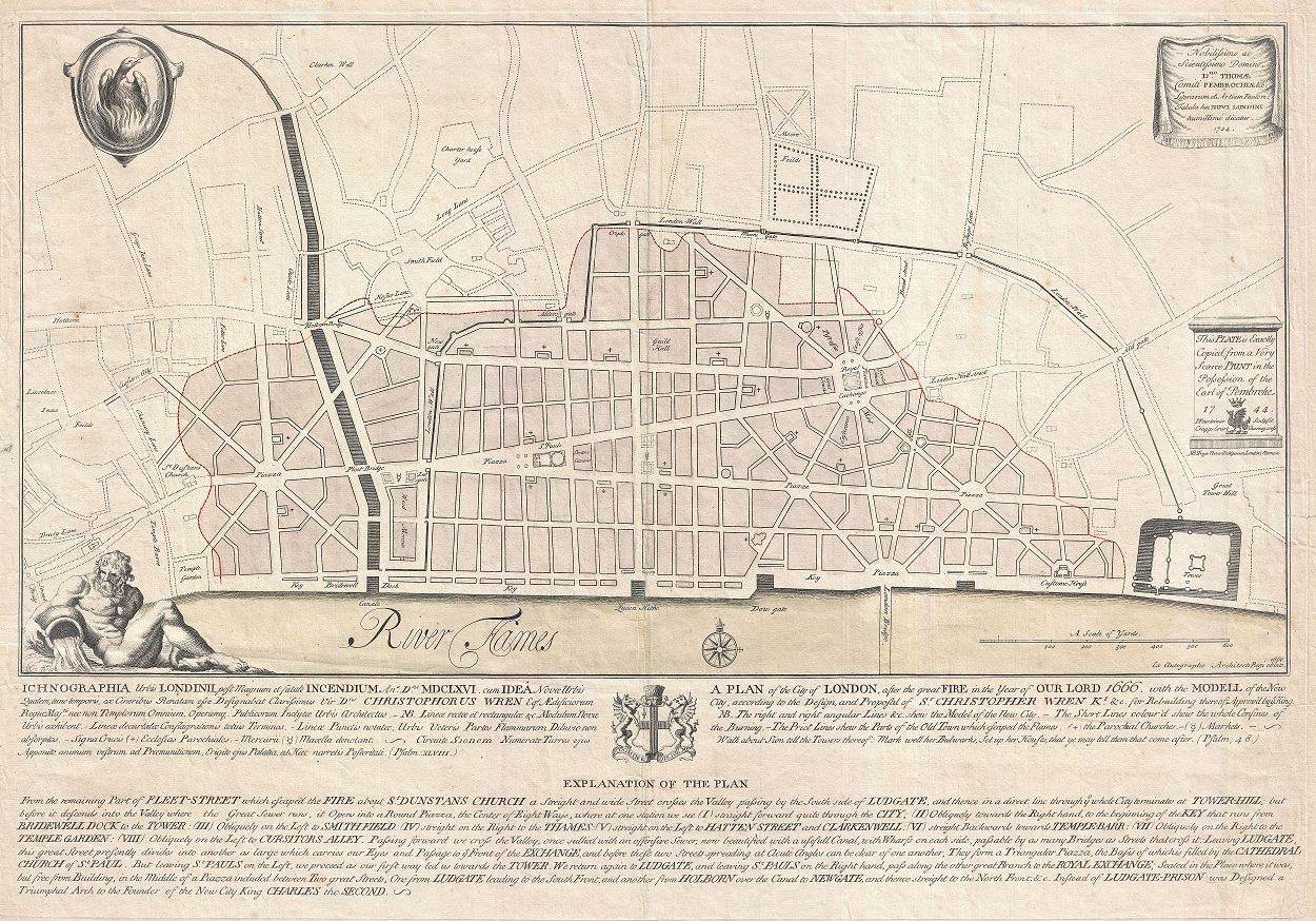 map of old london